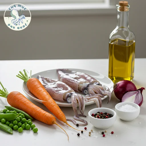 Cách làm chả mực rau củ cho bé ăn dặm dễ làm, giàu dinh dưỡng
