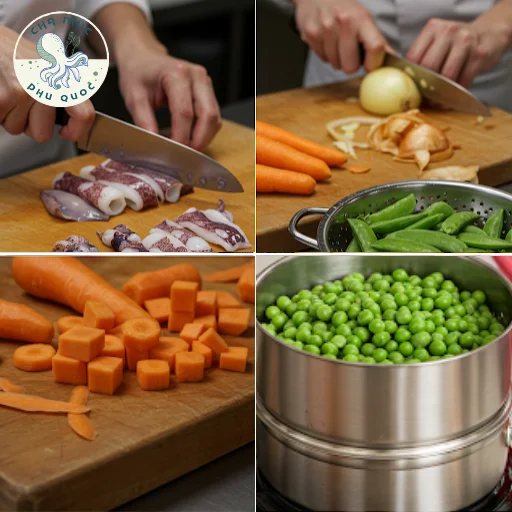 Cách làm chả mực rau củ cho bé ăn dặm dễ làm, giàu dinh dưỡng