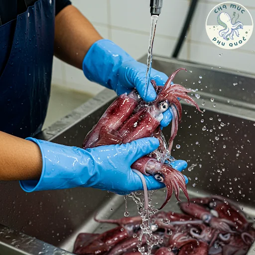 Cách làm chả mực với bột năng dai ngon, sần sật tại nhà