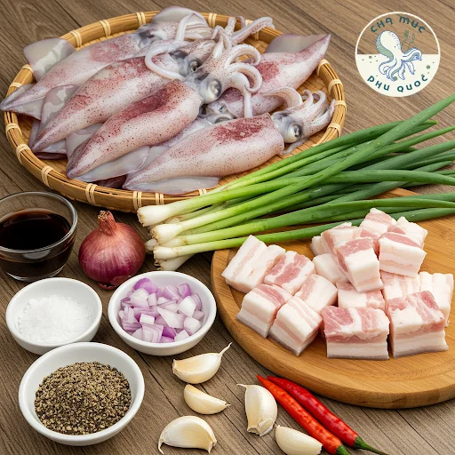 Làm chả mực bằng máy xay sinh tố chỉ 5 bước